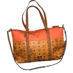 MCM VISETOS TOTE Original Lock,Keys,Paperwork, Certificate of Authenticity